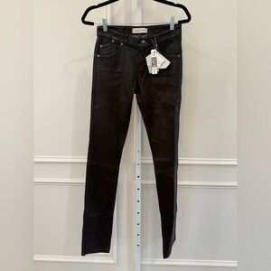 NEW NWT ALEXANDER Vera Pelle 100% Lambskin Leather Pants